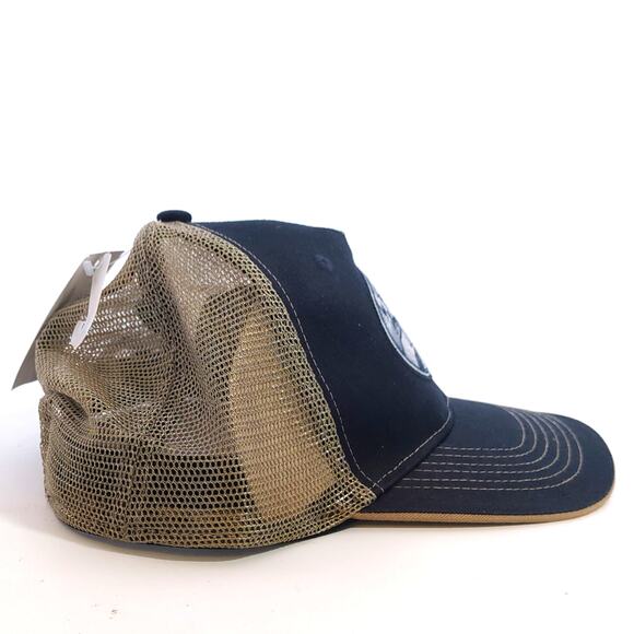 Cabela's Duck Hunting Trucker Hat Blue Tan Mesh Adjustable NWT - Picture 2 of 5